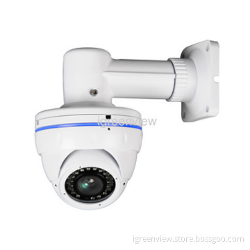 Vandalproof Ir Dome Camera With Wall-mount Bracket Option 